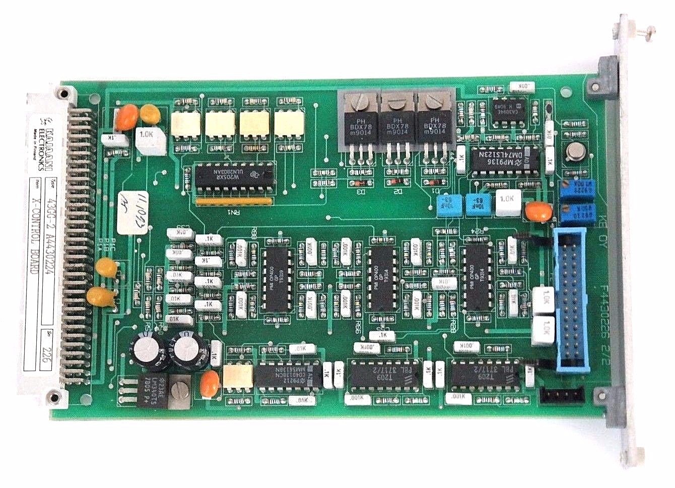 Used KAJAANI 43GG-2 A4430224 X-CONTROL BOARD 43GG2A4430224, F4430226
