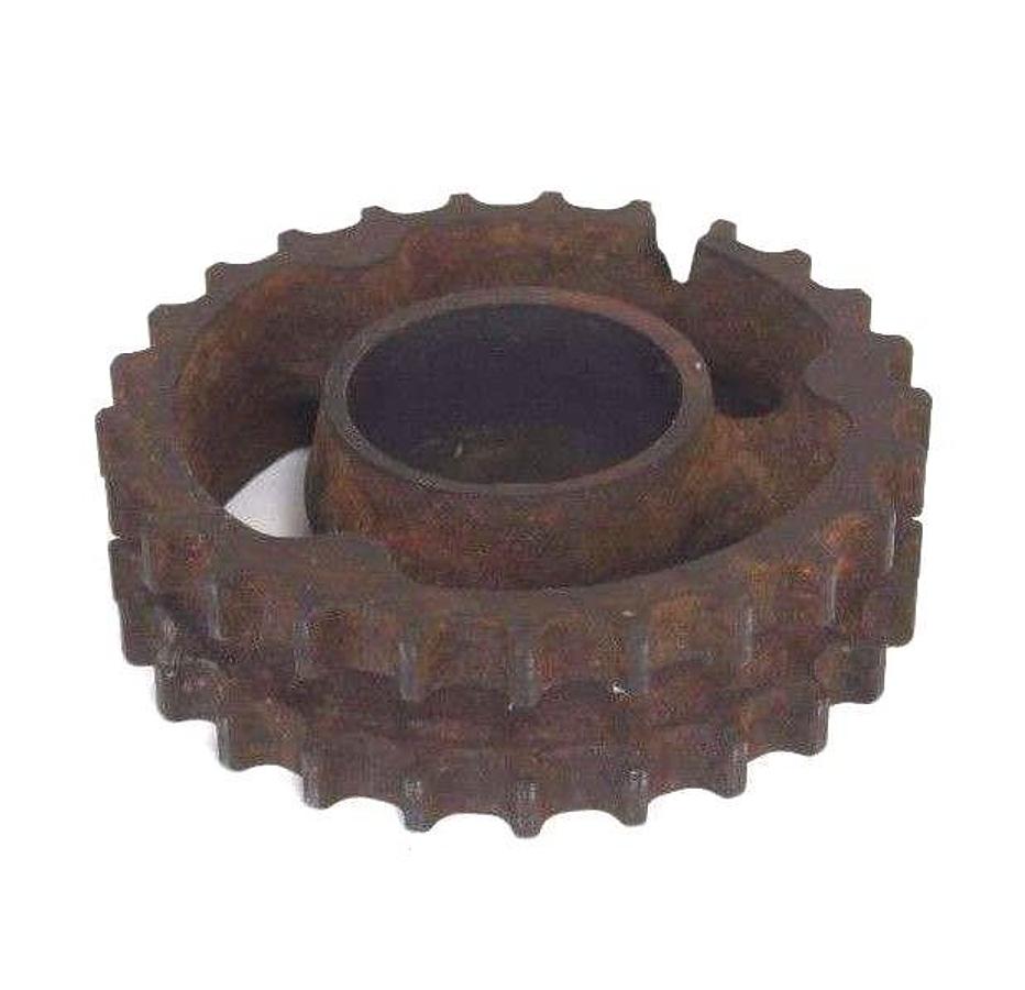 Used GENERIC 3-3/8" BORE DOUBLE ROW SPROCKET 25 TEETH