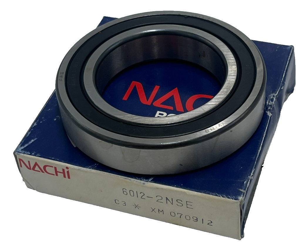 Used NACHI 6012-2NSE Bearing 60x95x18mm Double Sealed C3 Japan 6012 2RS, NSMP