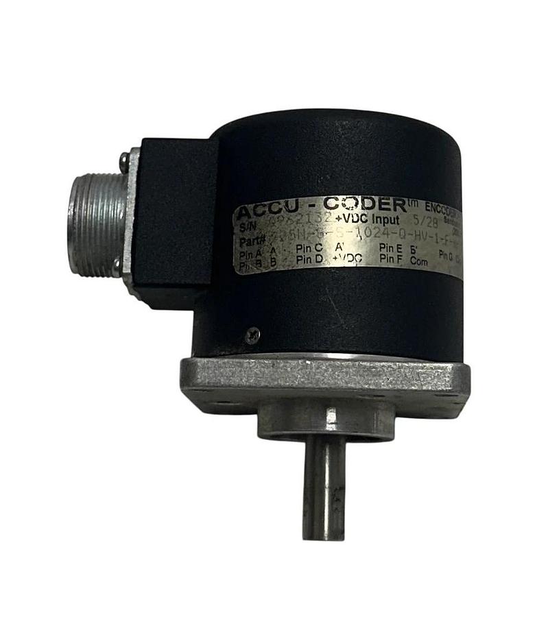 Used ENCODER PRODUCTS 725N-S-S-1024-Q-HV-1-F-N-SY-Y-N ACCU-CODER ENCODER 5-28VDC USNP