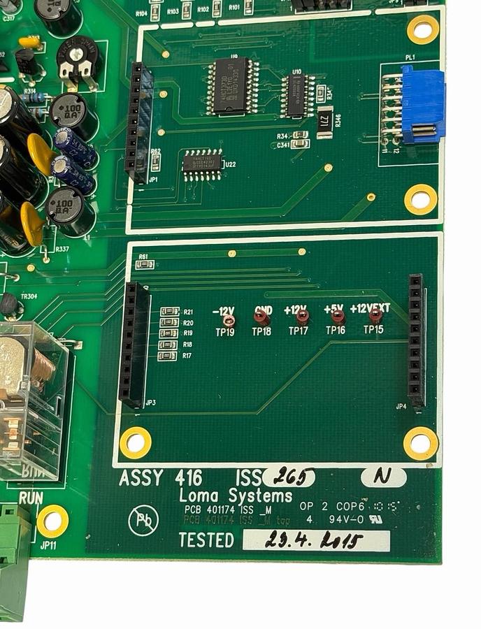 Used NEW LOMA SYSTEMS 401174 CONTROL BOARD