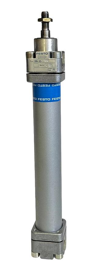 Used NEW FESTO DN-32-185 / DN32185 PNEUMATIC CYLINDER 2 88 R 12BAR