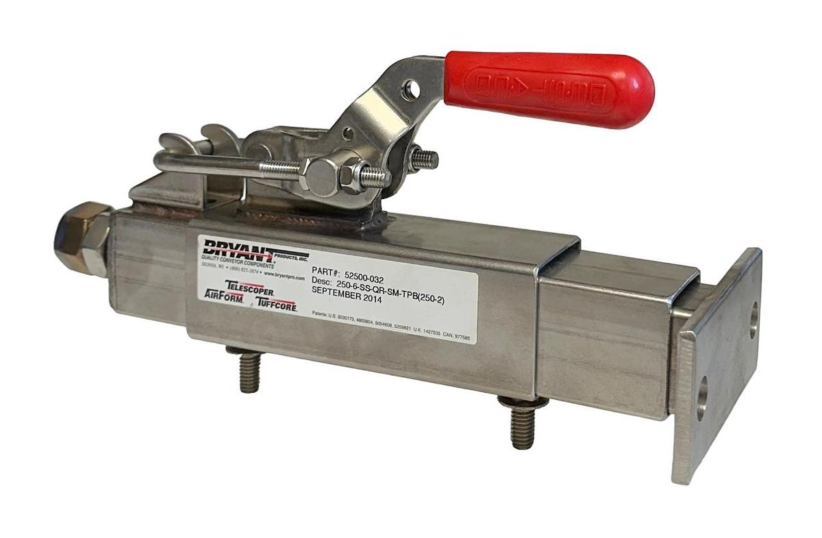Used NEW BRYANT 52500-032 / 52500032 CONVEYOR BELT TENSIONER 250-6-SS-QR-SM-TPB NSNP