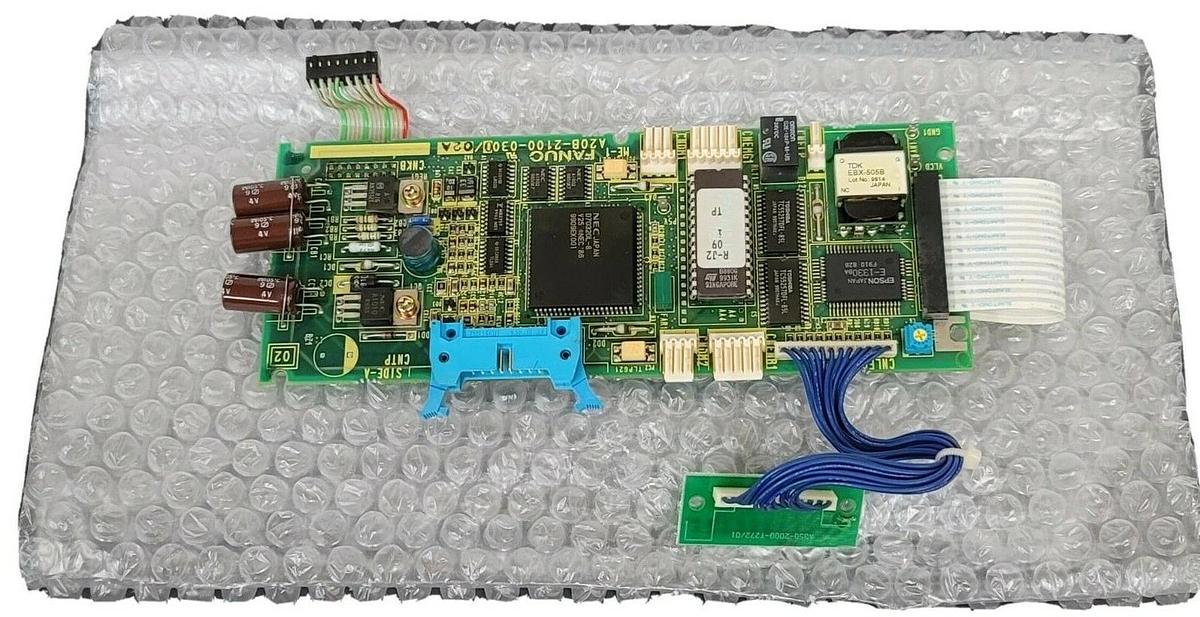 Used FANUC A20B-2100-0300/02A PENDANT BOARD A20B-2100-0300 W/ A20C-200-0270/01A