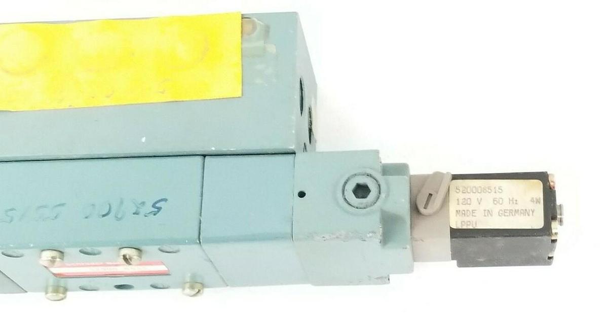Used SCHRADER BELLOWS 52900-5515 VALVE 529005515, 520008515, 120V 60HZ, 4W