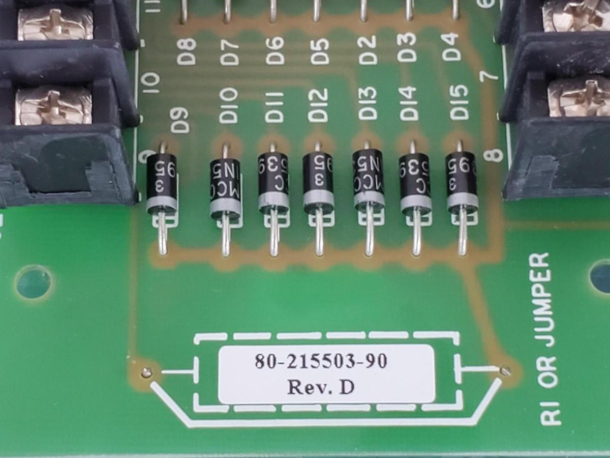 Used NEW SOLIDSTATE CONTROLS 80-215503-90 RELAY BOARD 411551 REV. D 8021550390