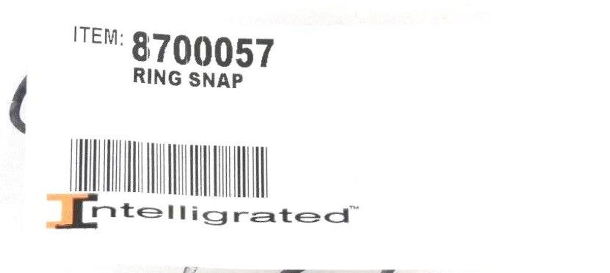 Used LOT OF 2 NEW INTELLIGRATED 8700057 RING SNAPS