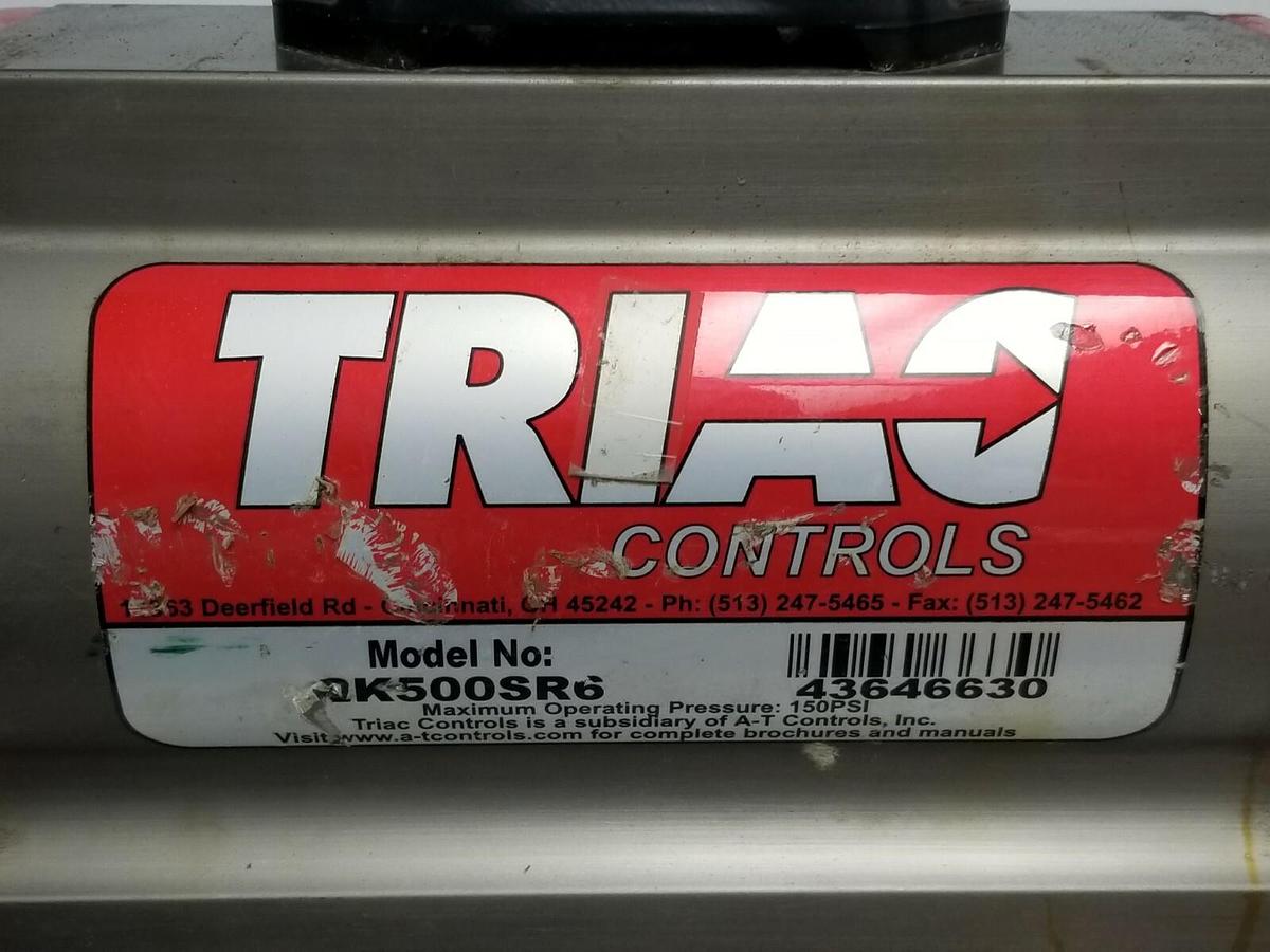 Used TRIAC CONTROLS 2K500SR6 ACTUATOR W/ LARAD DIA-CAM SER. 22 1-1/2'' IN.