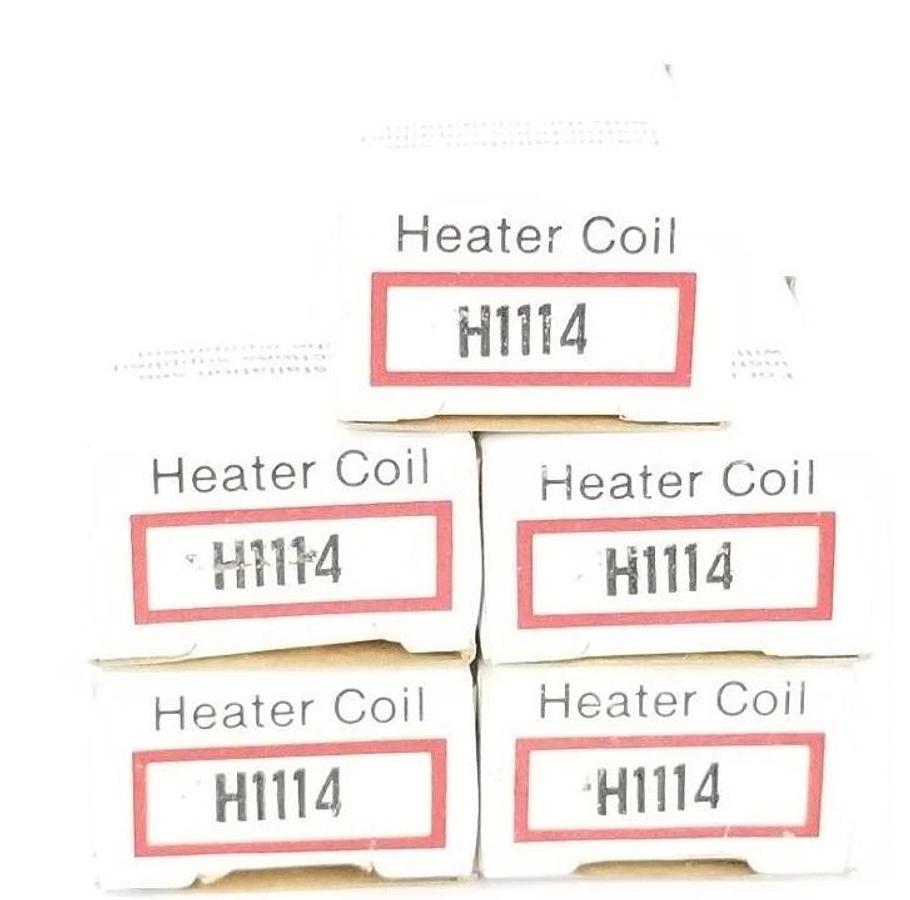 Used LOT OF 5 NIB EATON CUTLER-HAMMER H1114 HEATER ELEMENTS