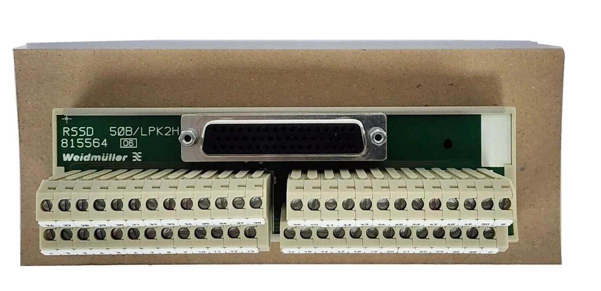 NIB WEIDMULLER 8155640000 RS SD50B UNC LPK2