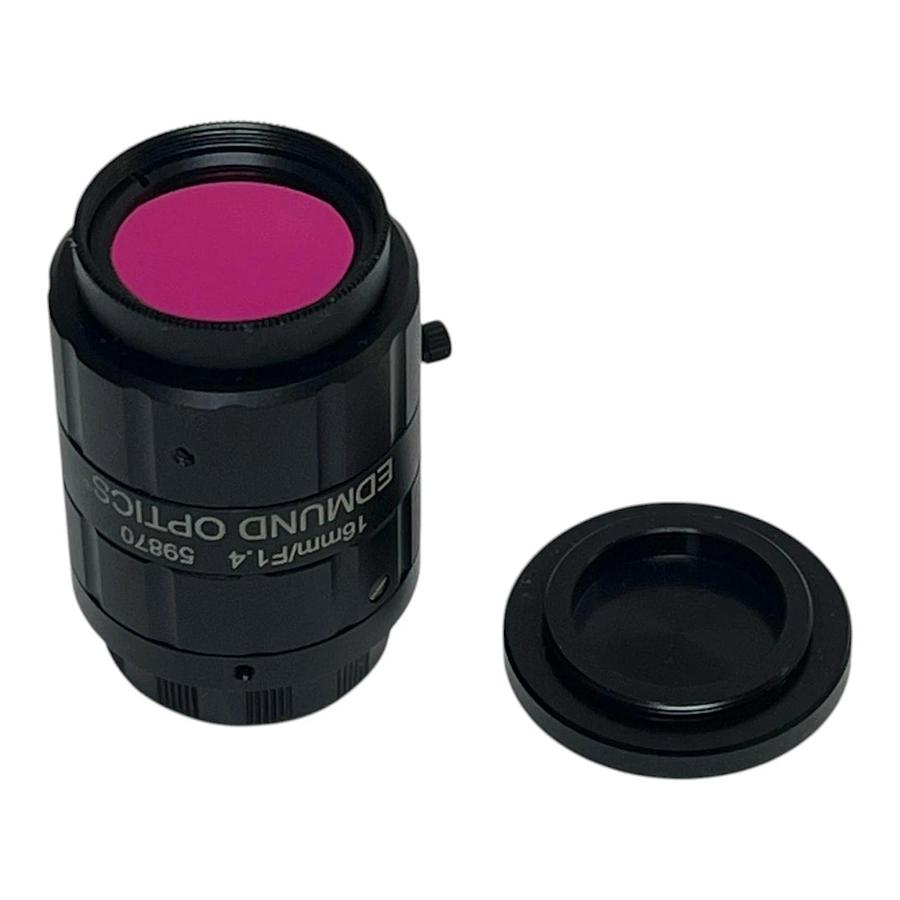 Edmund Optics 59870 16mm F1.4 Fixed Focal Length Lens MidOpt BP635-25.5 Filter