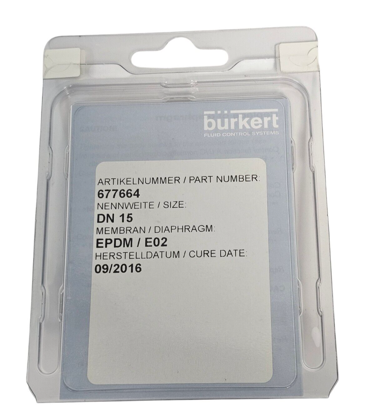 NEW BURKERT 00677664 MEMBRAN DIAPHRAGM 677664 DN15 EPDM