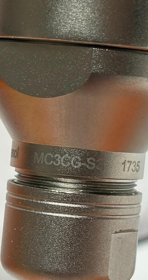 Ampco / Amphenol M23 Servo Cable 546-52490 MC1CJN0600 MC3CCG-S3 6-Wire Orange