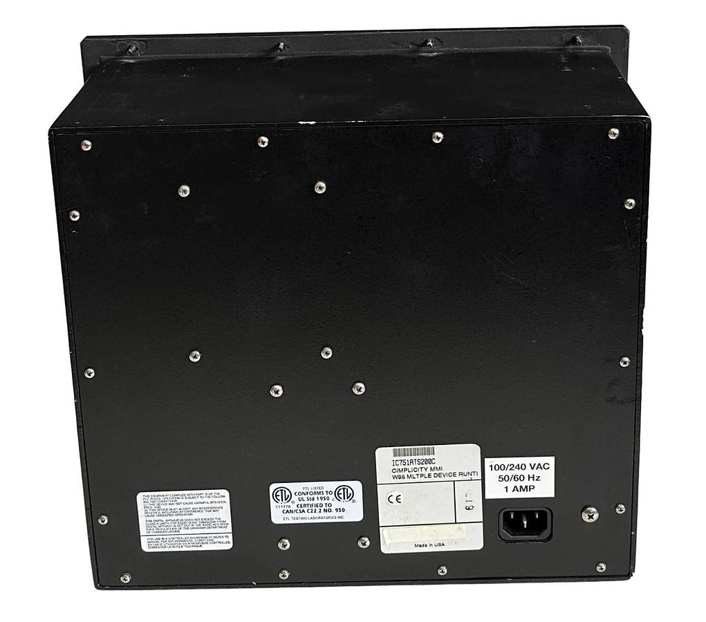 Used For Parts GE FANUC IC751ATS200C / IC751ATS200 CIMPLICITY MMI TOUCH DISPLAY