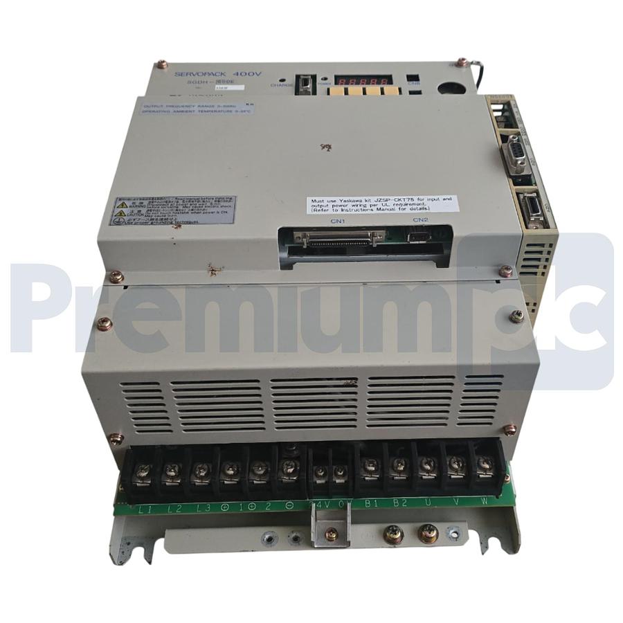 Used YASKAWA SGDH-60DE / SGDH60DE SIGMA II SERVOPACK AMPLIFIER 400V 6kW w/JUSP-NS500