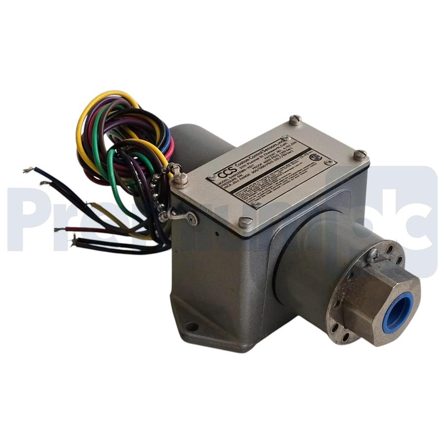 Used CCS Custom Control Sensors 646GZEM5-7011 Dual-Snap Pressure Switch 300-1000 PSIG