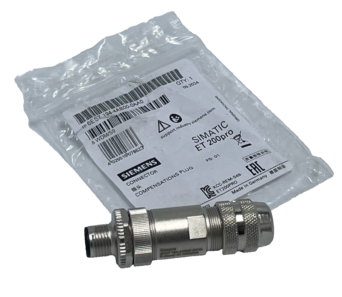 Used Siemens 6ES7194-4AB00-0AA0 SIMATIC ET 200pro Compensation Plug 6ES7 194