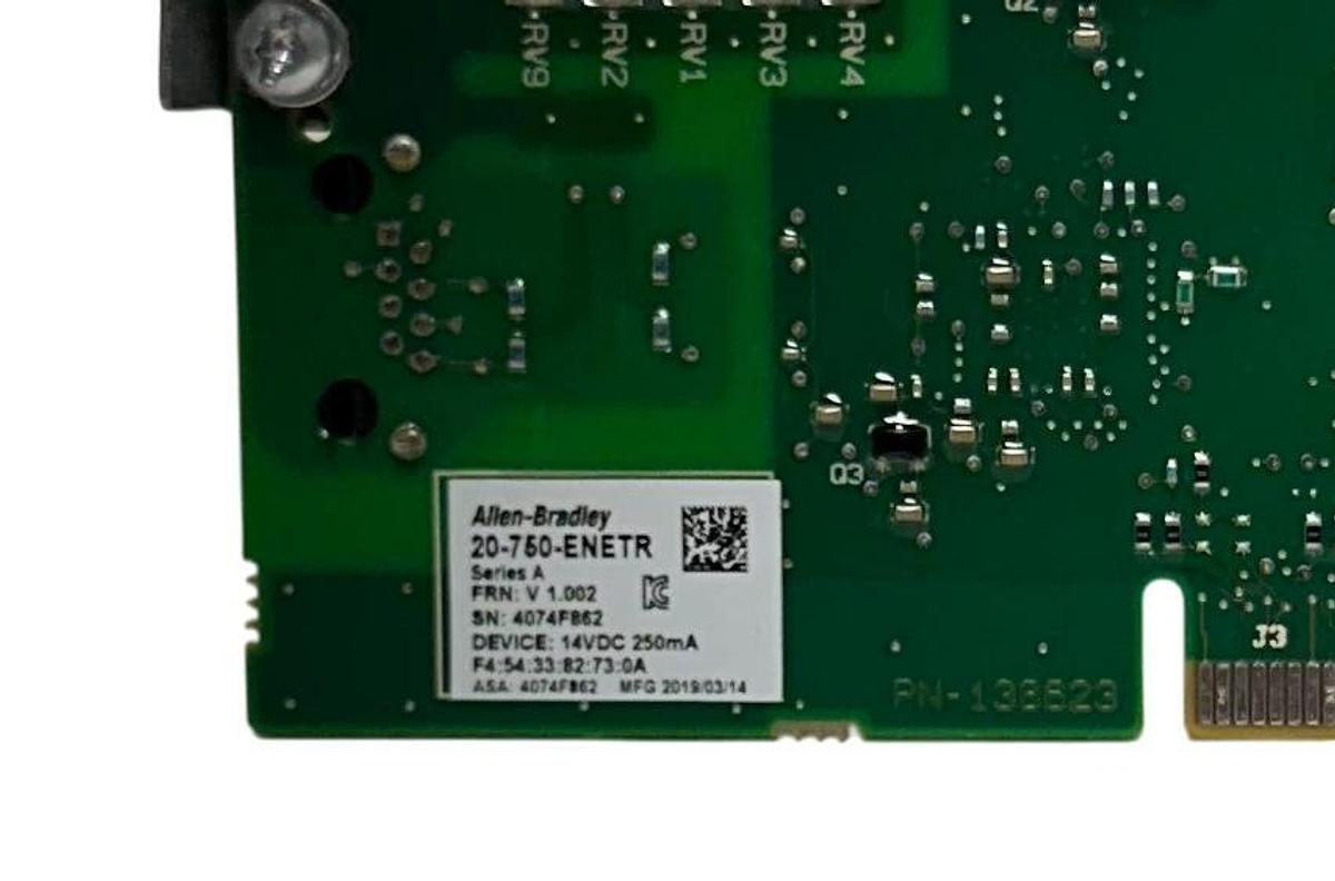 ALLEN BRADLEY 20-750-ENETR /A PowerFlex EtherNet/IP DUAL-PORT OPTION MODULE NSMP