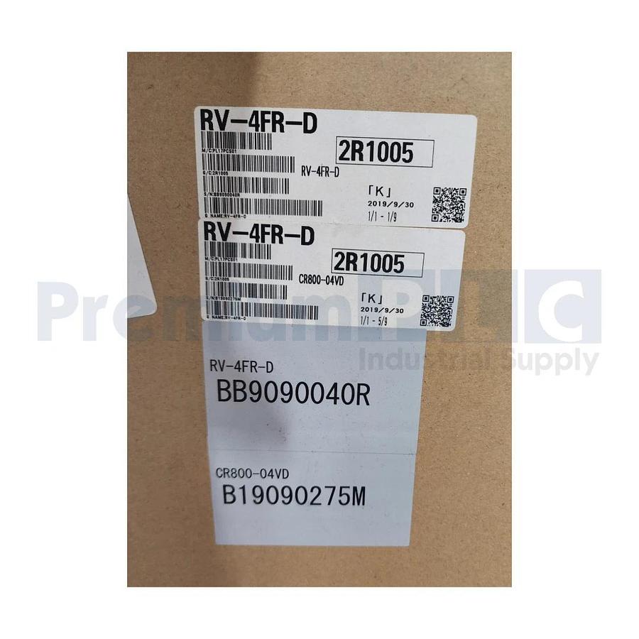 Mitsubishi MELFA RV-4FR-D 6-Axis Robot System 4kg P/L w/CR800-04VD & R32TB NEW
