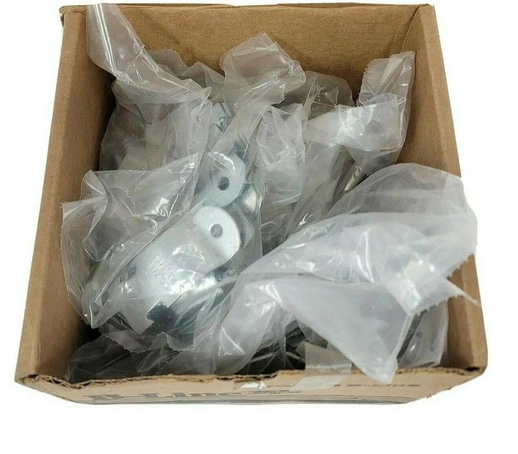 Used 30 NEW COOPER B-LINE B2004ZN 1 1/4'' EMP STRUT STRAP PIPE CLAMP FITTINGS