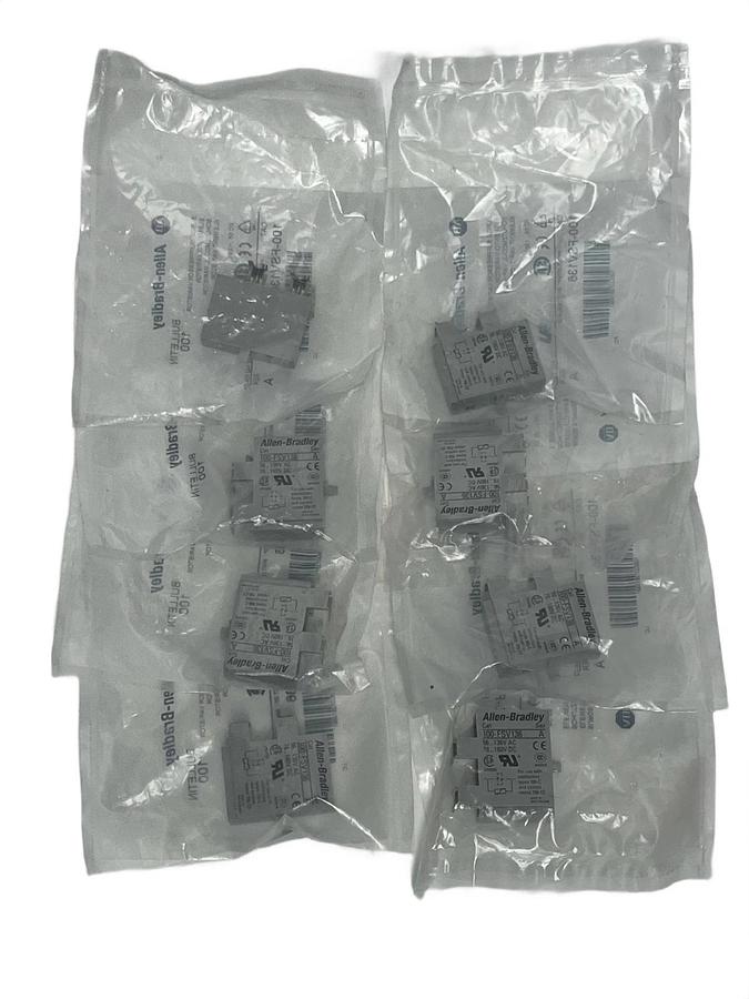 Used Lot of 8 Allen Bradley 100-FSV136 Ser A Surge Suppressors - NSFS