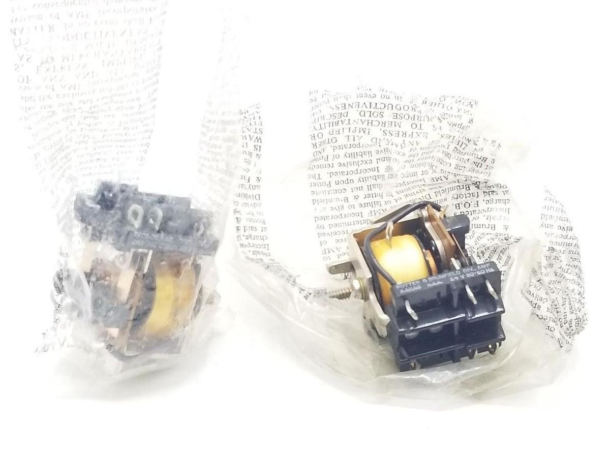 Used LOT OF 2 NEW AMF POTTER & BRUMFIELD KA11AG 24V RELAY KA11AG24