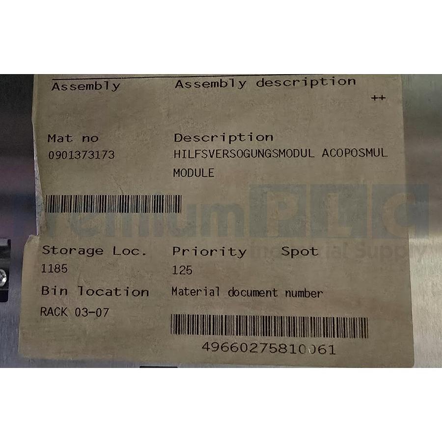 Used KRONES B&R 8B0C0320HW00.002-1 ACOPOSmulti POWER SUPPLY MODULE 0901373173 NSNP