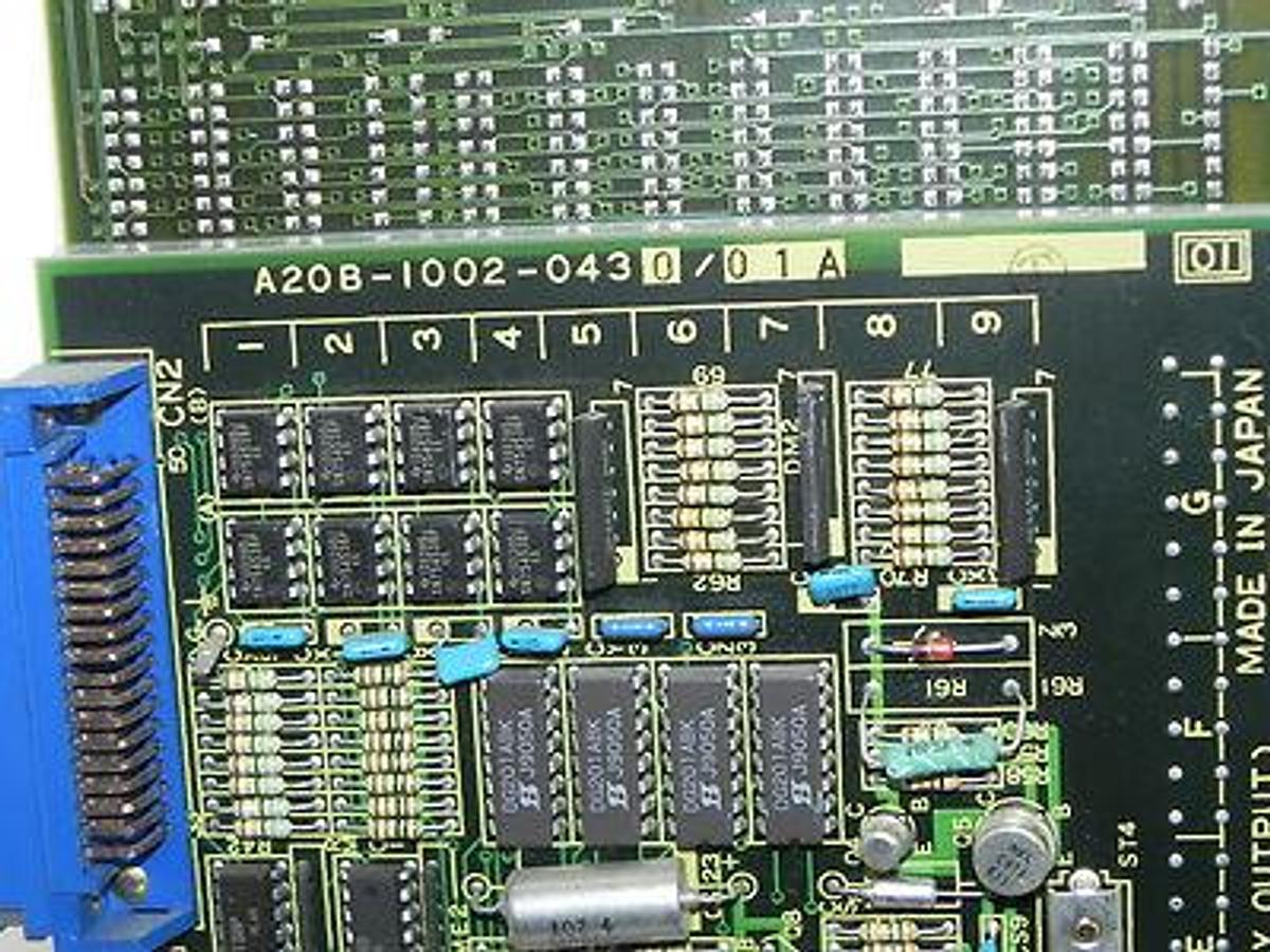Used FANUC A16B-1211-0140/05C PC BOARD VISION ENGINE W/ A20B-1002-0430/01A BOARD