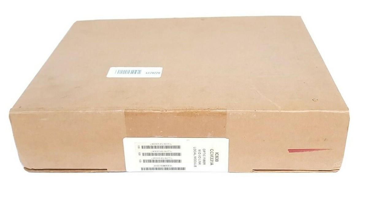 Used NEW GE FANUC IC630CCM331A FIBER OPTIC MODULE I/O LINK REMOTE LOCAL MODULE