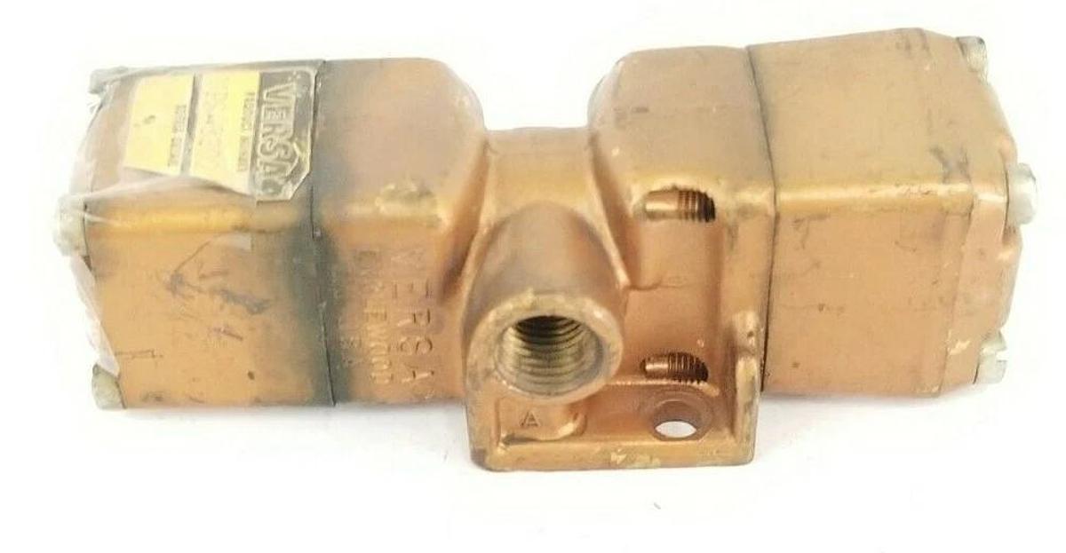 Used VERSA VPS-3302 BRASS DIRECTIONAL CONTROL VALVE VPS3302
