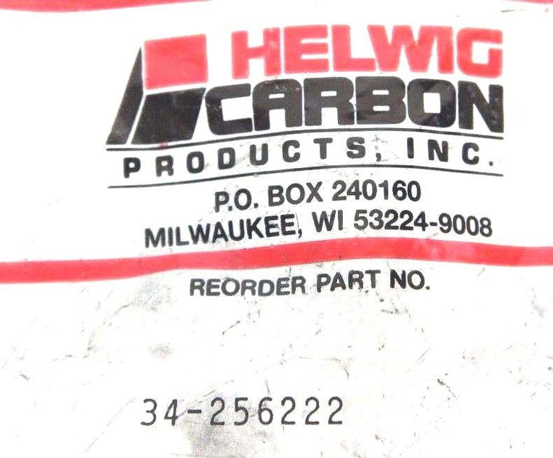 Used SET OF 4 NEW HELWIG 34-256222 CARBON MOTOR BRUSHES 34256222