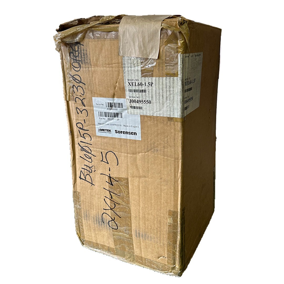 Used NEW AMETEK SORENSON XEL60-1.5P / XEL6015P DC LINEAR POWER SUPPLY 1.5A 60V XEL