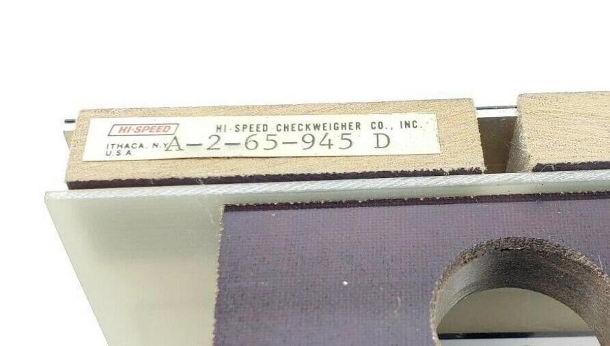 HI-SPEED A-2-65-945 D WEIGHT FEEDBACK MODULE P2-62-002 P2-63-004 P2-64-010