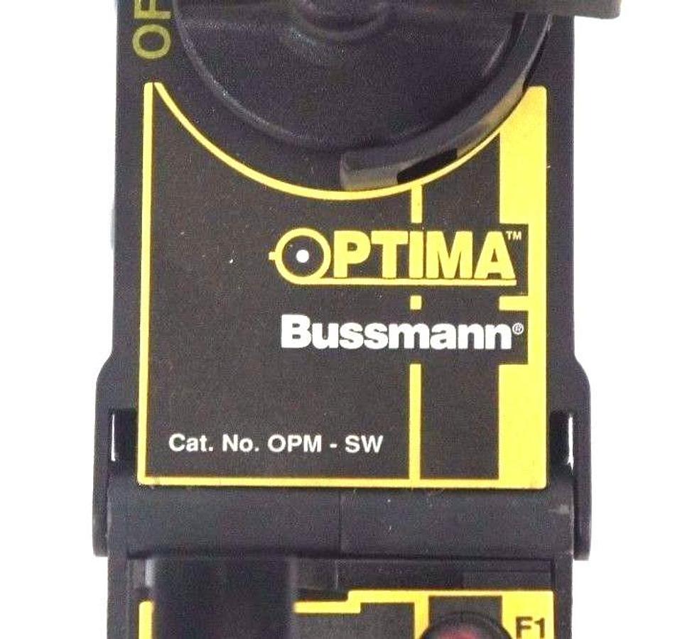Used BUSSMANN OPM-SW OPTIMA OVERCURRENT PROTECTION MODULE OPMSW