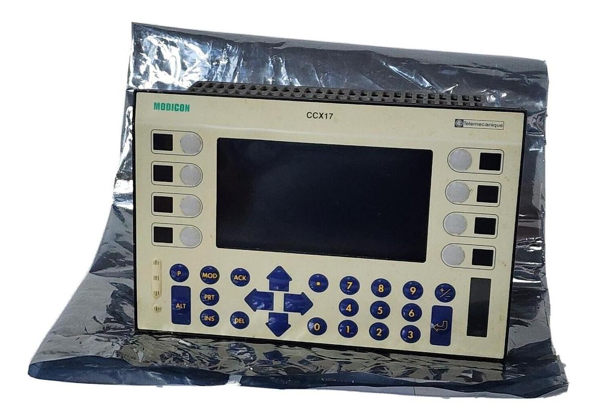 Used TELEMECANIQUE MODICON AEG AUTOMATION TCCX1730LW 8 LI LCD OP PANEL UTW