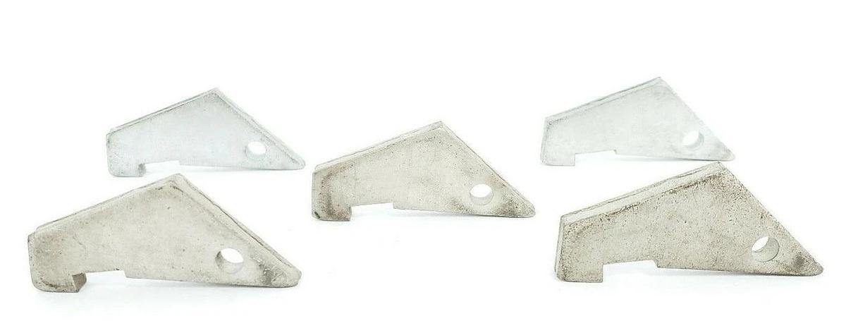 Used LOT OF 5 WESTINGHOUSE 125A591H02 SECONDARY CONTACT SLIDE LATCHES, FOR 50-DH-250E
