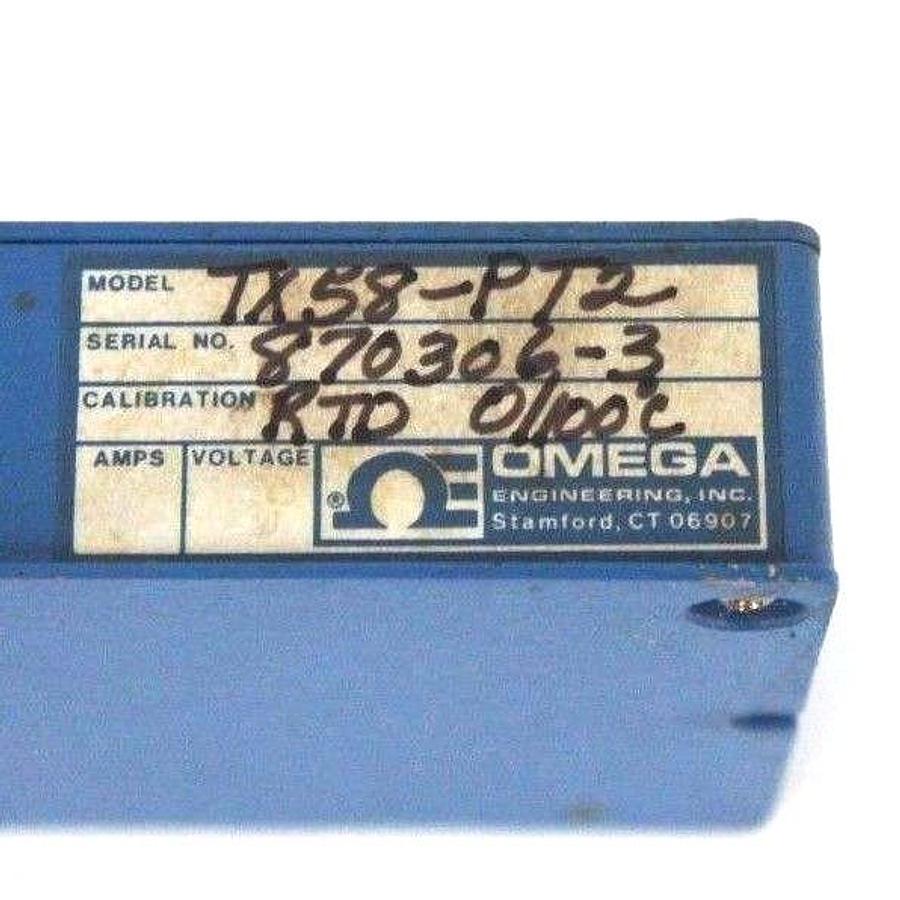 Used OMEGA ENGINEERING TX58-PT2 RTD TRANSMITTER