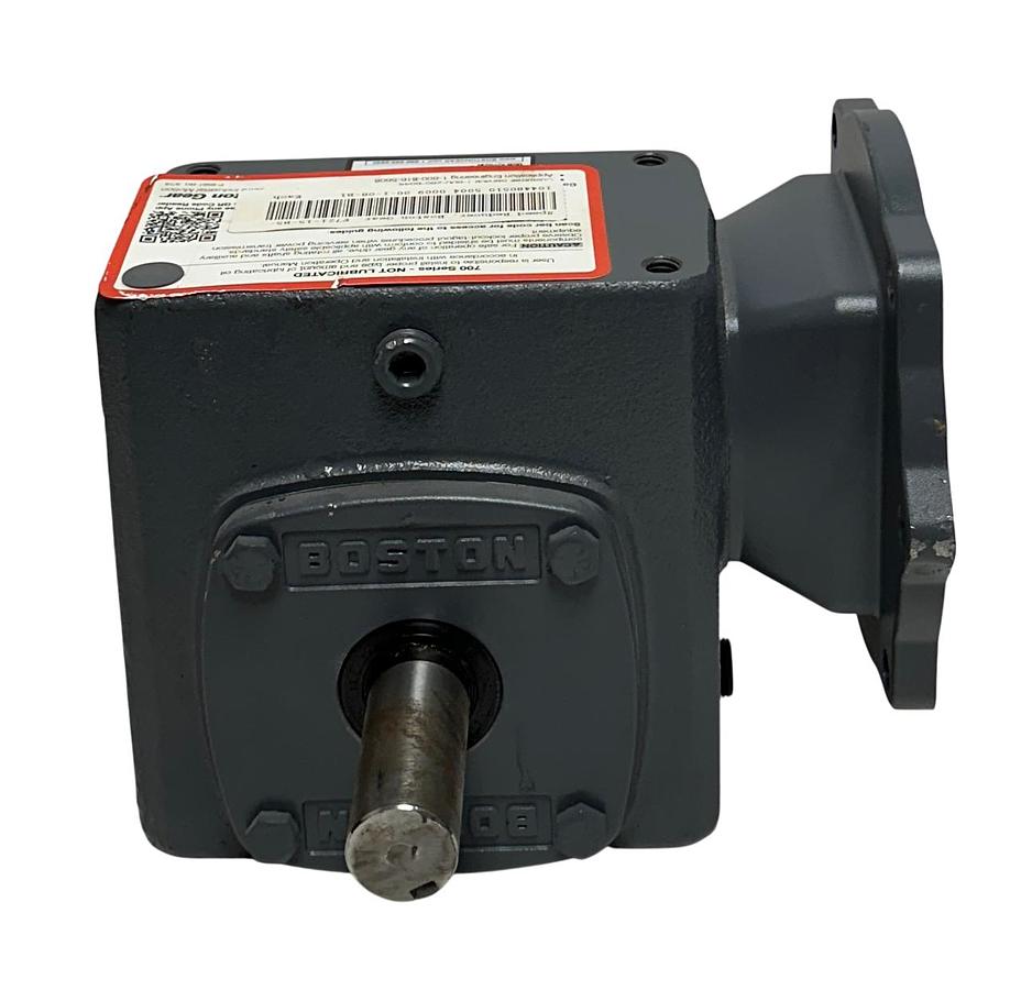 Used BOSTON GEAR F721-15-B5-G / 51960 RIGHT ANGLE WORM GEAR REDUCER 15:1 RATIO NSNP