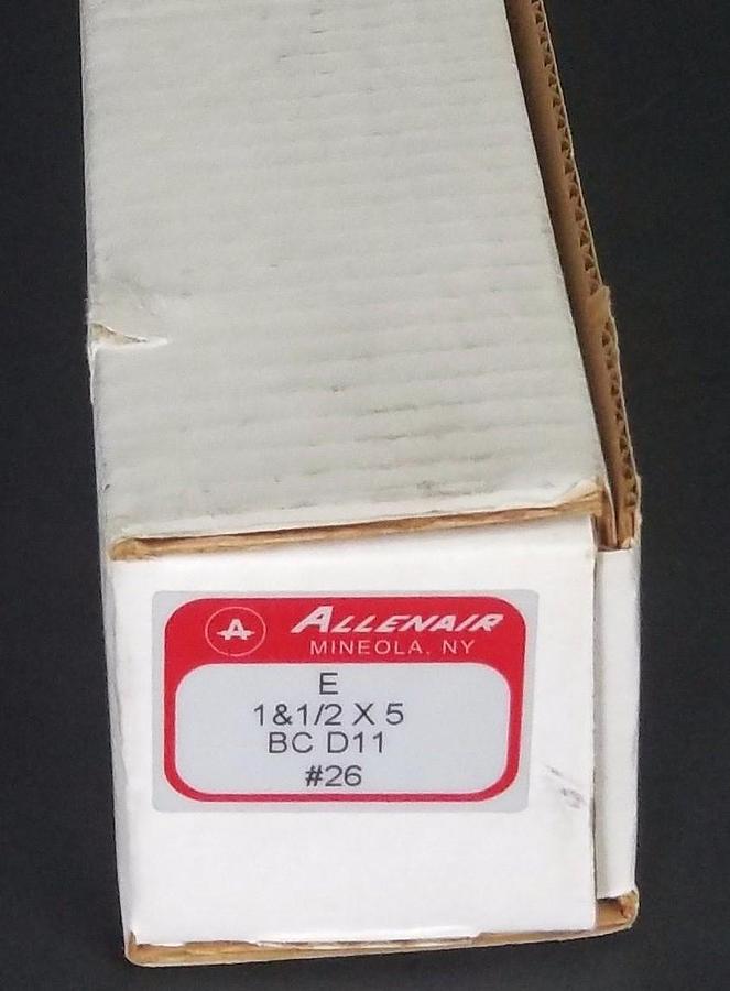 Used NIB ALLENAIR E 1&1/2 X 5 BC D11 PNEUMATIC CYLINDER