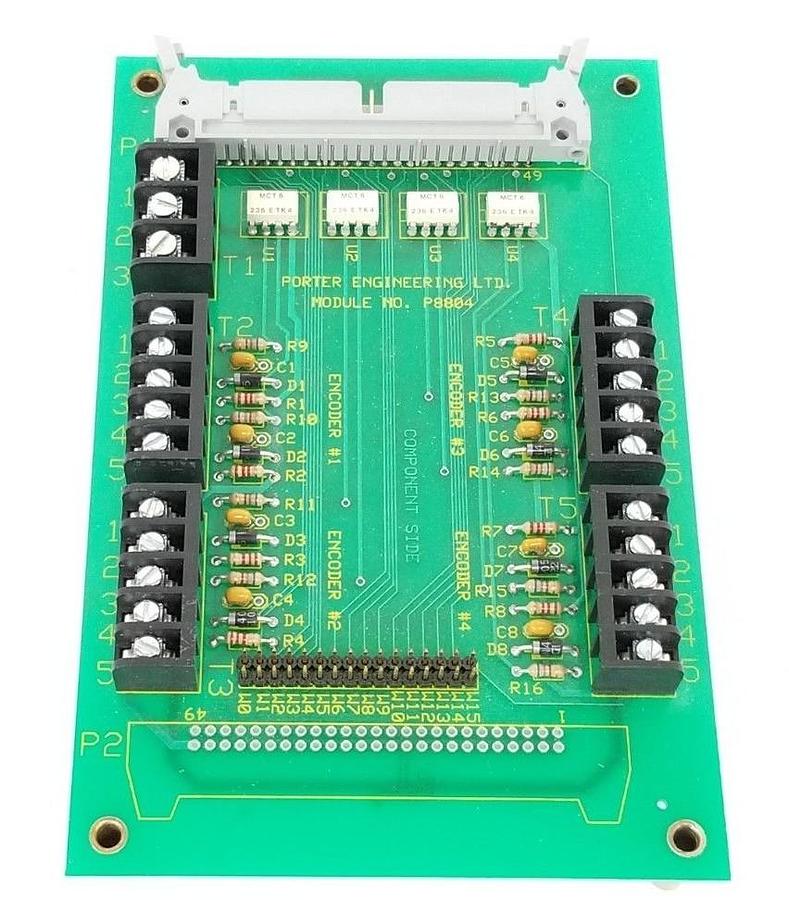 Used PORTER ENGINEERING GREENSPRING P8804 ENCODER BOARD (IN BOX)