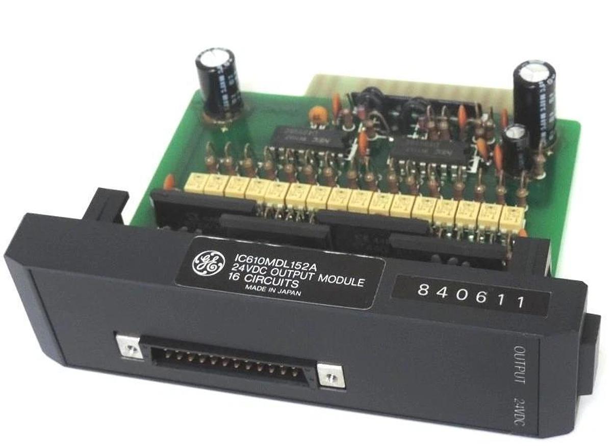 Used GE FANUC IC610MDL152A OUTPUT MODULE 24VDC 16 CIRCUITS