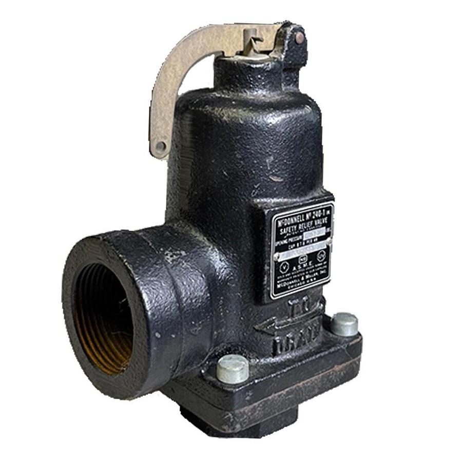 Used NEW McDONNELL No. 240-1 / 2401 SAFETY RELIEF VALVE 30LBS 91000BTU PER HOUR
