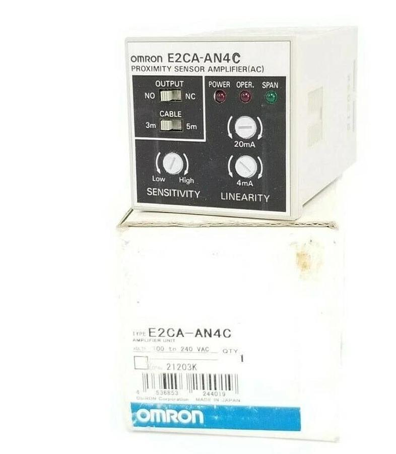 Used NIB OMRON E2CA-AN4C AMPLIFIER UNIT E2CAAN4C 100 TO 240 VAC