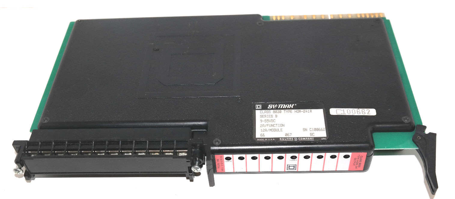 Used REPAIRED SQUARE D SYMAX 8030-HOM-241R OUTPUT MODULE 8030-HOM-241 SERIES B