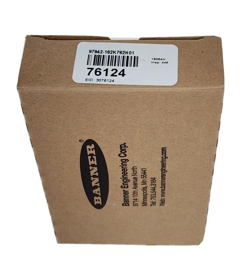 Used NIB BANNER QS18VP6AF100-76124 PHOTOELECTRIC SENSOR 76124, 10-30VDC