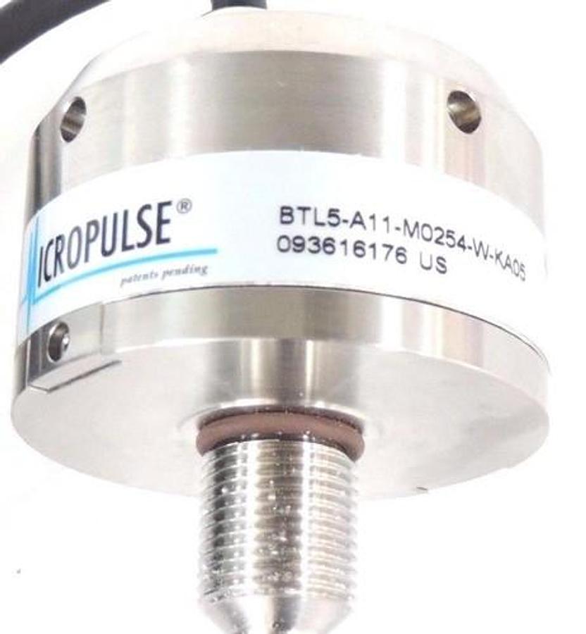 Used NEW MICROPULSE BTL5-A11-M0254-W-KA05 LINEAR TRANSDUCER 093616176 US