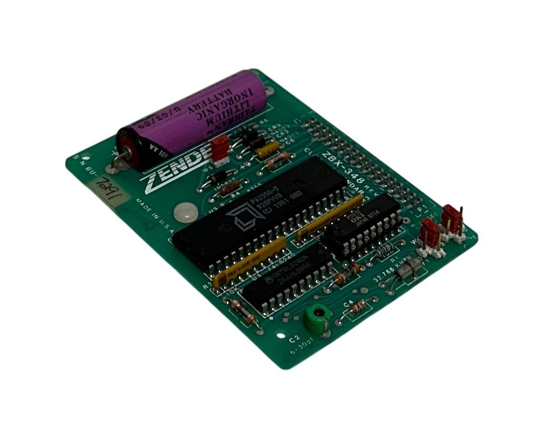 Used ZENDEX ZBX-348 / ZBX348 OEM CLOCK CALENDAR BOARD NSNP