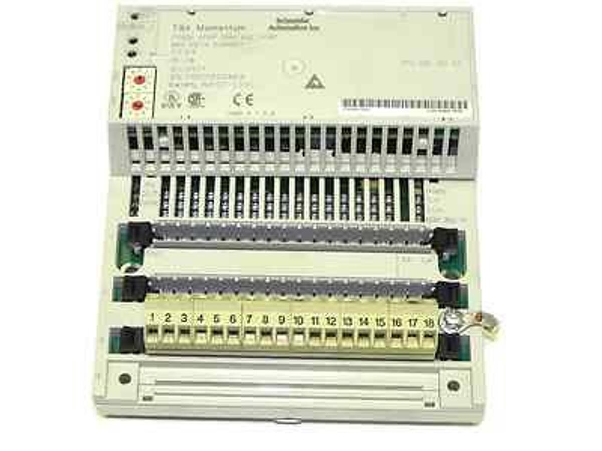Used SCHNEIDER AUTOMATION TSX MOMENTUM 170ADM35011 I/O BASE WITH 170NEF11021