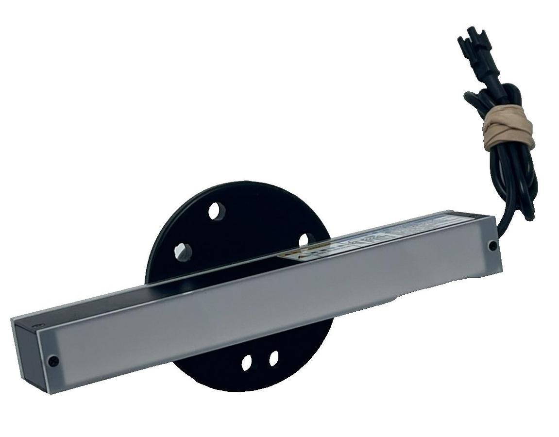 Used Keyence CA-DBB13 Blue LED Bar Light, OP-42282 Diffuser Plate, 1" ram ball
