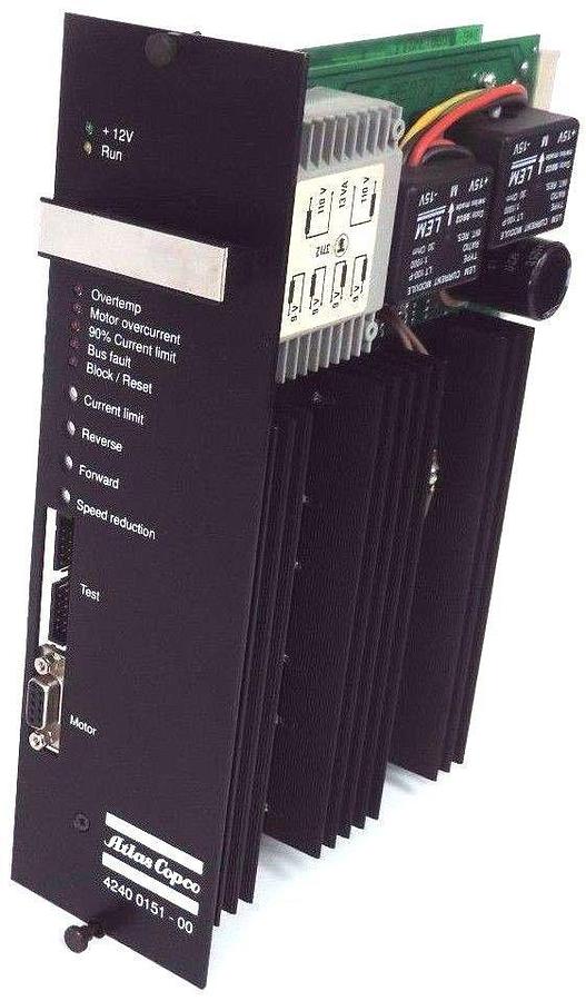 Used ATLAS COPCO 4240 0151-00 SERVO CONTROLLER TECH MOTIVE TOOL 4240015100-0001